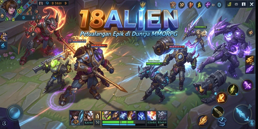 Tampilan utama gameplay dari 138ALIEN yang penuh aksi.