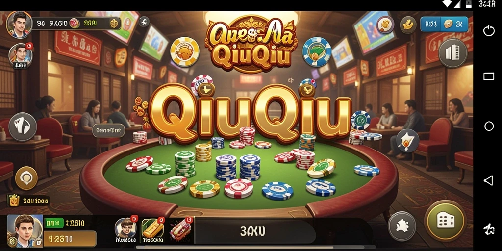 Gameplay QiuQiu seru dengan grafis menarik.
