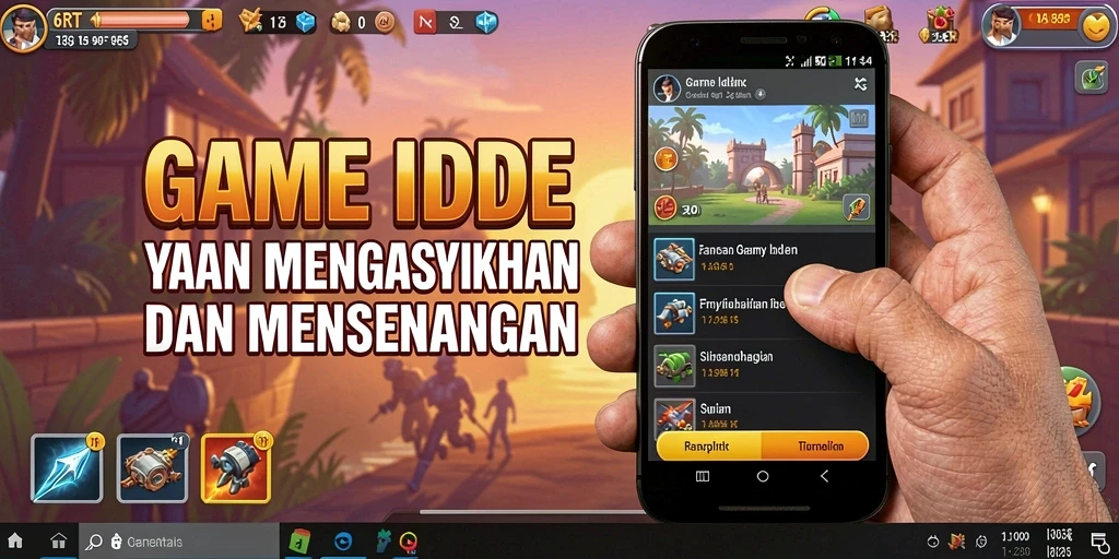 Tangkapan layar utama gameplay 6RT yang menampilkan aksi Idle yang seru.