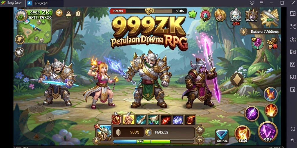 Gambar menunjukkan aksi pertempuran seru dalam 999ZK.
