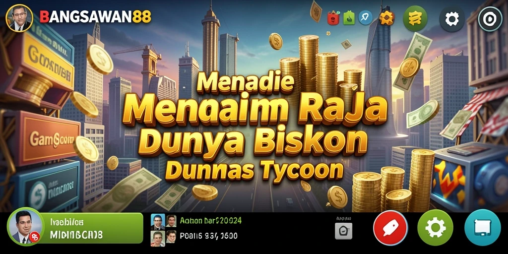 Tampilan gameplay mendalam dalam BANGSAWAN88 yang penuh strategi Tycoon.