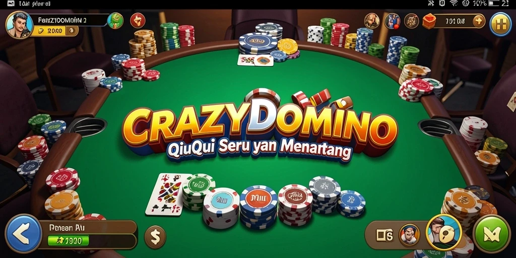 Tampilan gameplay menegangkan di <strong>CRAZYDOMINO</strong>, siap beraksi!