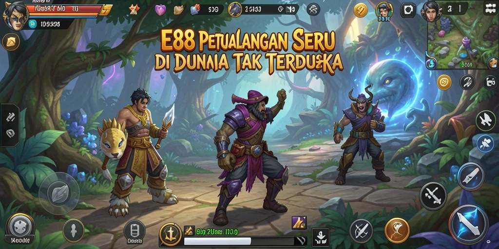 Tampilan gameplay E88 yang mendebarkan dan penuh petualangan.