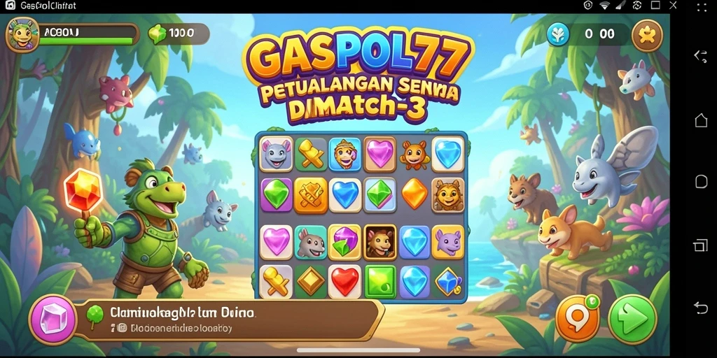 Gameplay GASPOL77 yang seru dan menantang di dunia Match-3.