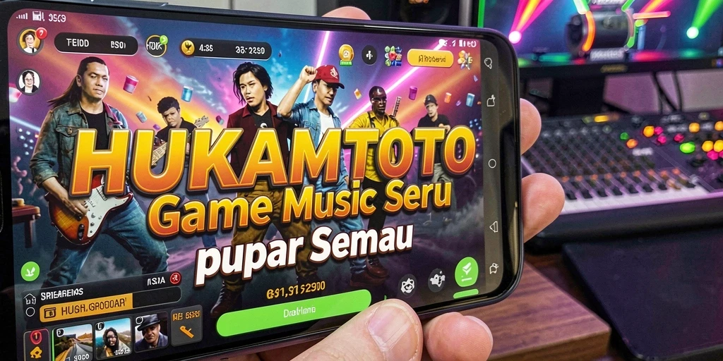 Tampilan screenshot HUKUMTOTO menunjukkan gameplay seru dan musik yang mengagumkan.