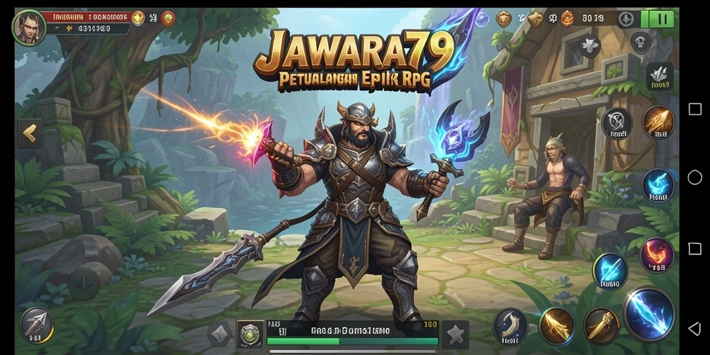 Tampilan gameplay RPG yang seru dan mendebarkan.
