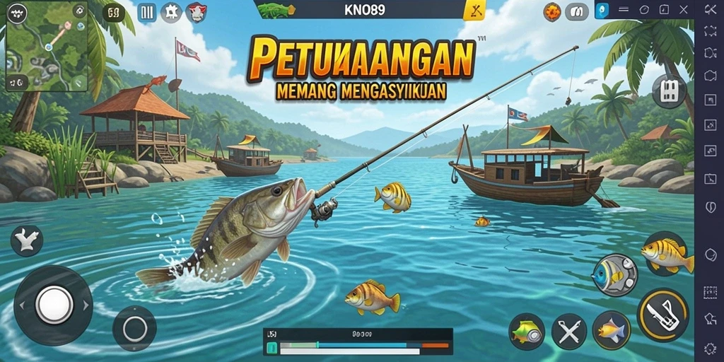 Tangkapan ikan yang menakjubkan dalam gameplay KNO89.