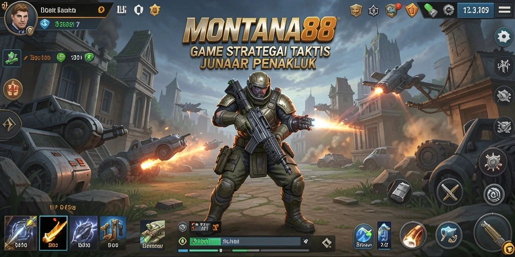 Tampilan gameplay MONTANA88 yang menegangkan dan strategis.