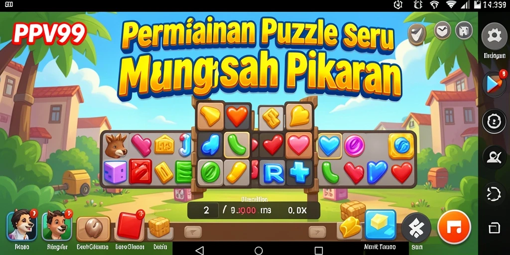 Tangkapan layar gameplay PPV99 menampilkan permainan Puzzle yang menarik.