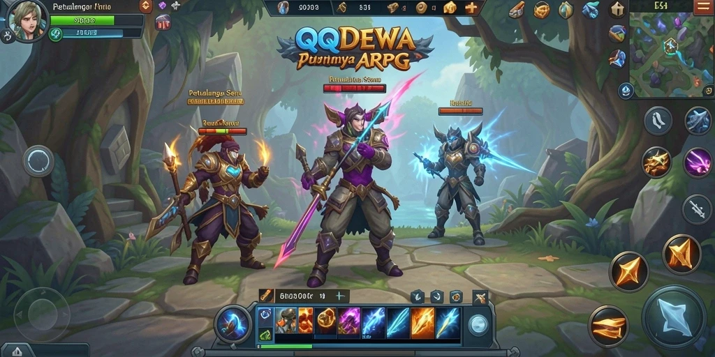 Screenshot gameplay QQDEWA yang menampilkan aksi seru dan grafik menawan.