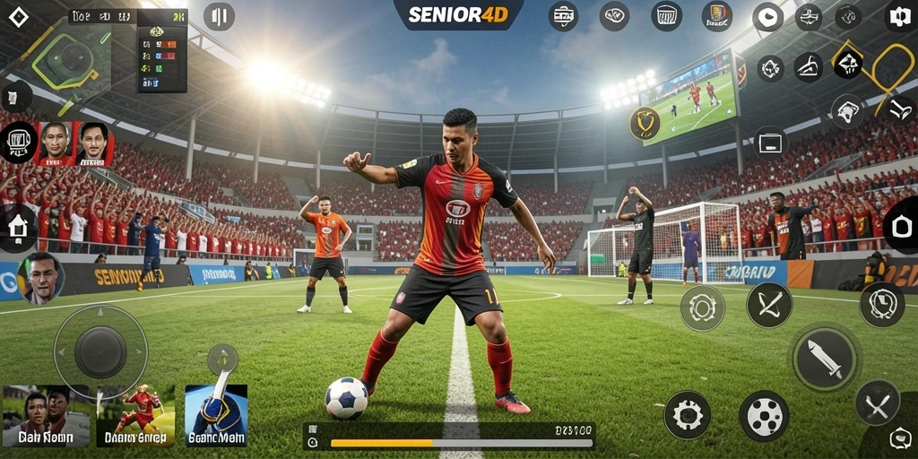 Tampilan menarik dari gameplay <strong>SENIOR4D</strong> saat berkompetisi.