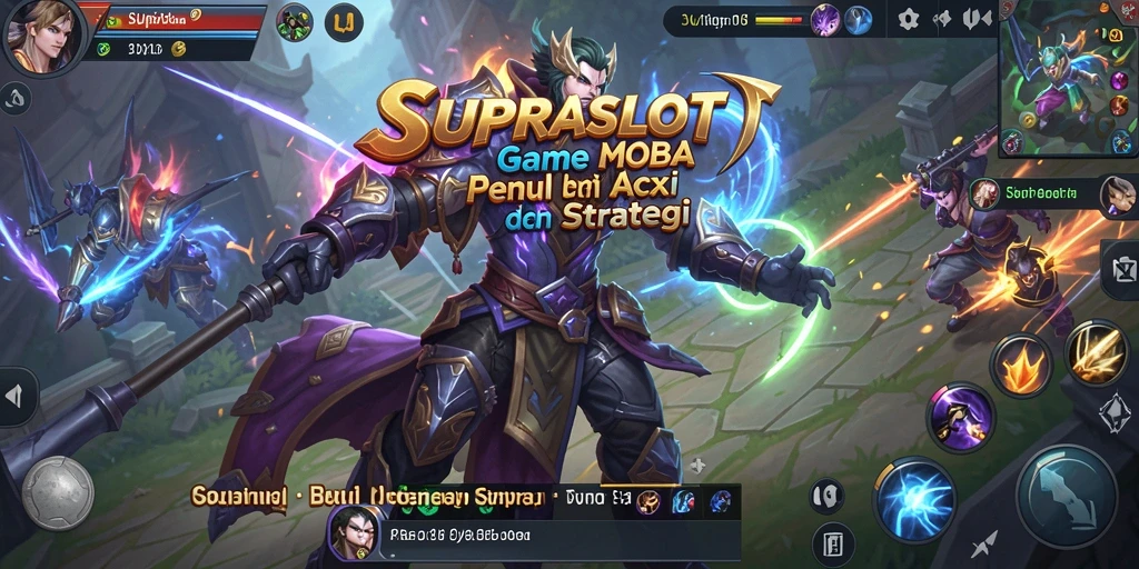 Tampilan aksi intens di battlefield SUPRASLOT.