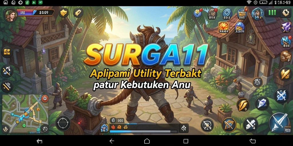 Tampilan screenshot utama dari <strong>SURGA11</strong> menunjukkan antarmuka pengguna yang user-friendly.