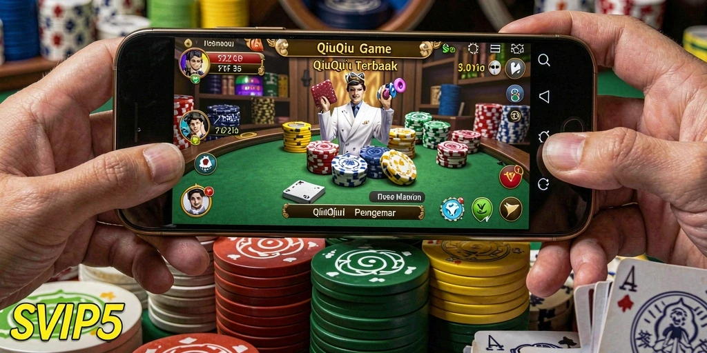 Tangkapan layar gameplay SVIP5 yang penuh aksi QiuQiu.